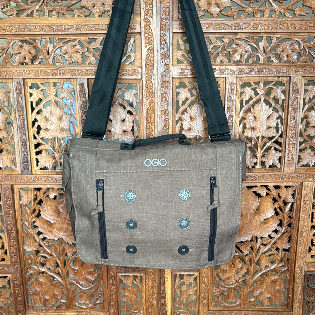 Ogio Khaki Midtown Women's Messenger | Laptop Bag